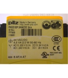 PNOZ-X2P 24VACDC 2N/O
