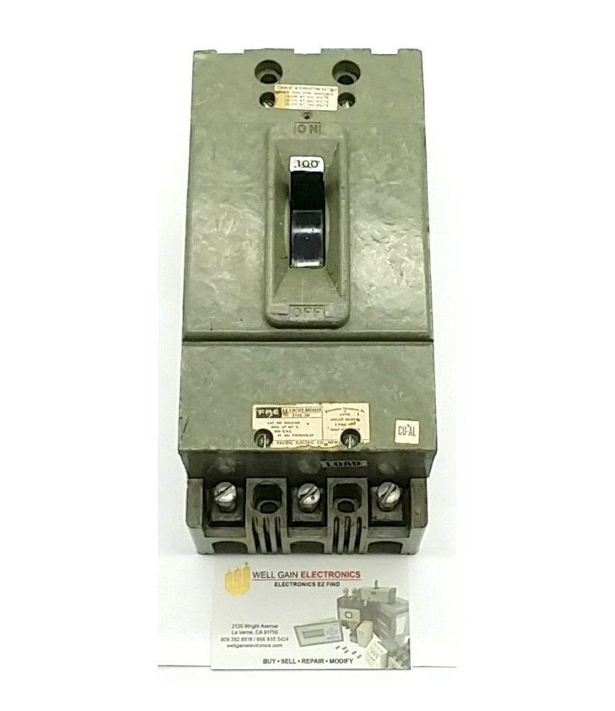 HF631100 3P 100A 600VAC
