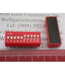10 POSITION DIP SWITCH