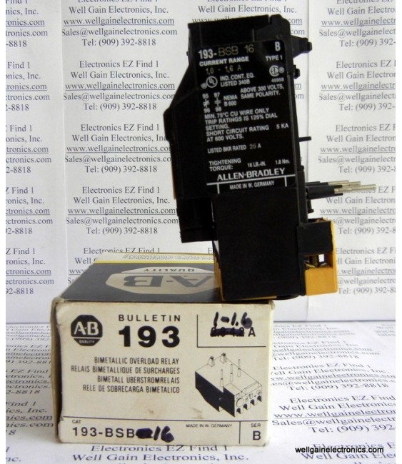 193-BSB16-B 1.0-1.6A
