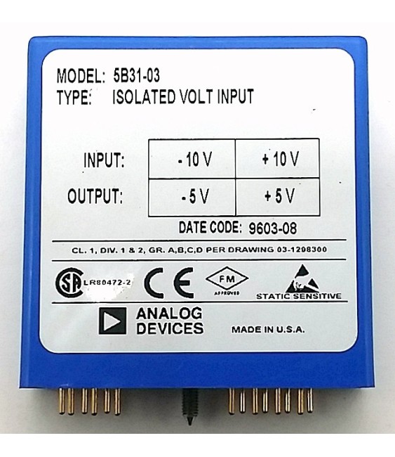 5B31-03 ISOLATED VOLT INPUT