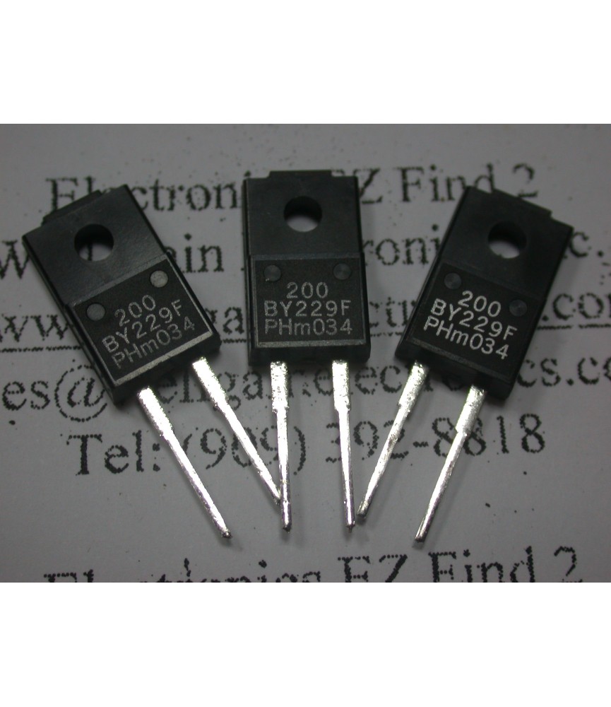 PHILIPS BY229F-200 FAST DIODE 7A 200V