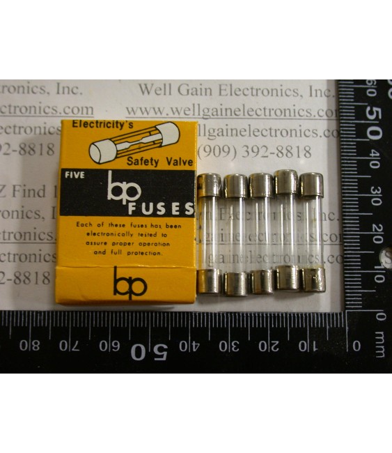 FUSE 3/4 AMPS 6.25mmX31mm