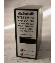 ELECTROMATIC F-SYSTEM 128 FAD 921 120 120VAC MULTI-CHANNEL MONOSTABLE AND RECEIVER