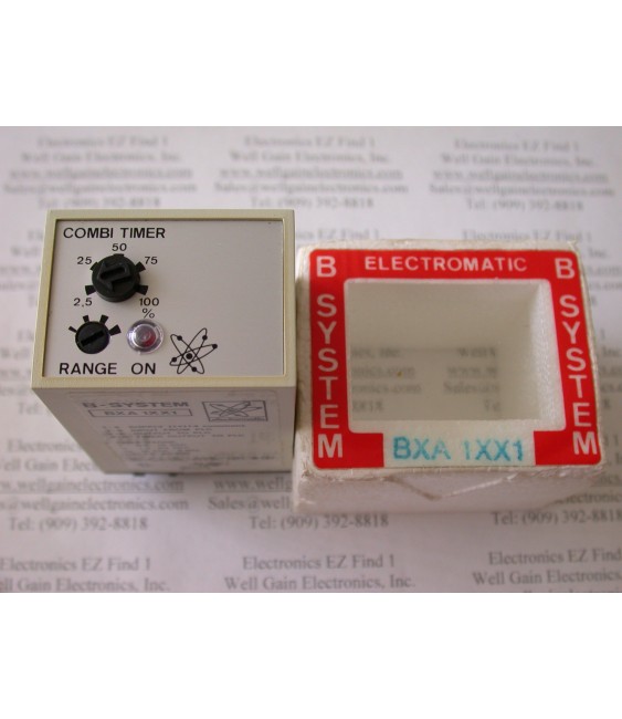 ELECTROMATIC B-SYSTEM BXA 1XX1 COMBI TIMER 2.5-100%