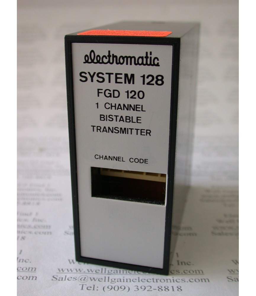 ELECTROMATIC F-SYSTEM 128 FGD 120  1 CHANNEL BISTABLE TRANSMITTER