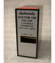 ELECTROMATIC F-SYSTEM 128 FGD 430  4-CHANNEL TRANSMITTER WITH AUT. LATCH