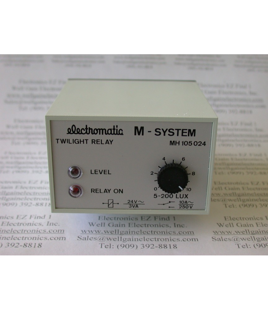ELECTROMATIC M_SYSTEM MH105 024 24VAC TWILIGHT RELAY