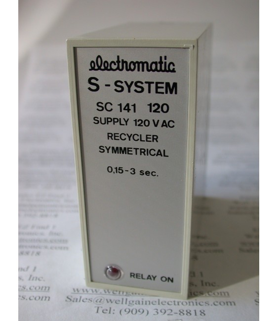 ELECTROMATIC S-SYSTEM SC 141 120 120VAC RECYCLER SYMMETRICAL  0.15-3 SEC