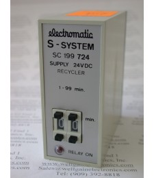 ELECTROMATIC S-SYSTEM SC 199 724 24VDC RECYCLER  1-99 MIN