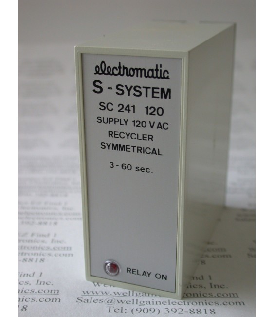 ELECTROMATIC S-SYSTEM SC 241 120 120VAC RECYCLER SYMMETRICAL  3-60 SEC