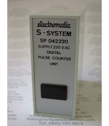 ELECTROMATIC S-SYSTEM SP 042 220 220VAC DIGITAL PULSE COUNTER UNIT