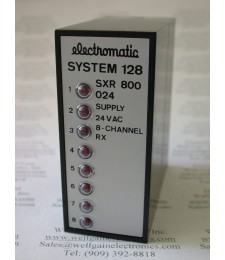 ELECTROMATIC S-SYSTEM 128 SXR 800 024 24VAC 8-CHANNEL RX