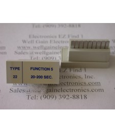 ELECTROMATIC TYPE 22 FUNCTION 5 20-200 SEC