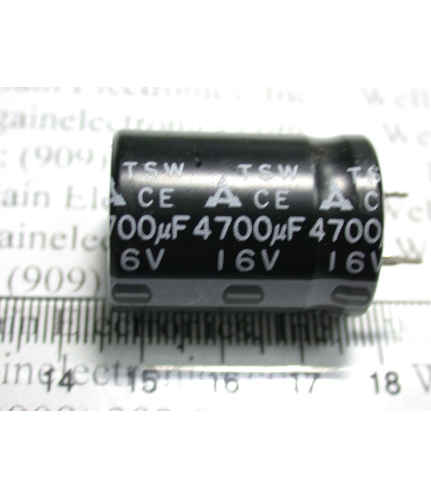 4700UF 16V TSW CE