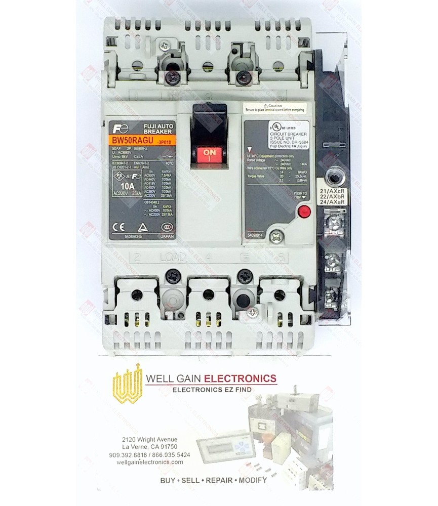 BW50RAGU-3P010 +AUX 3P 10A