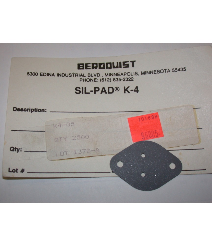 K4-05 TO-3 SIL PAD