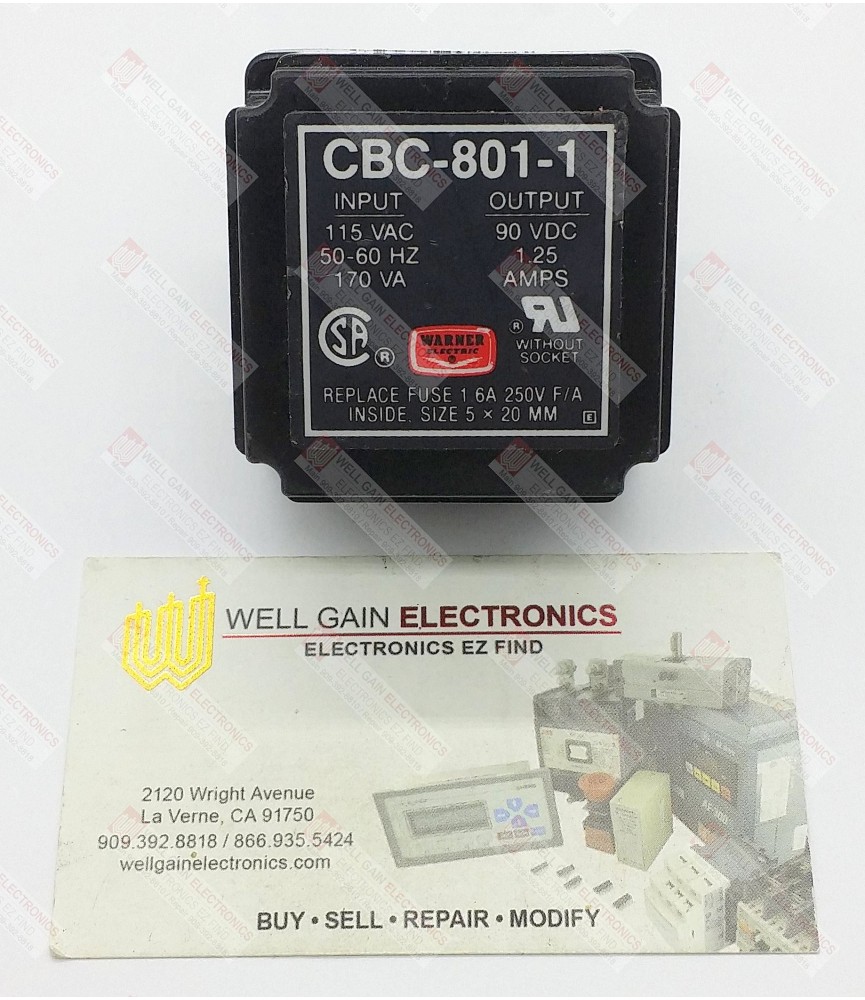 CBC-801-1 IN 115VAC OUT 90VDC