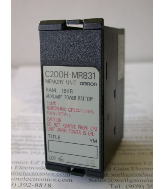 C200H-MR831 PLC Memory Module