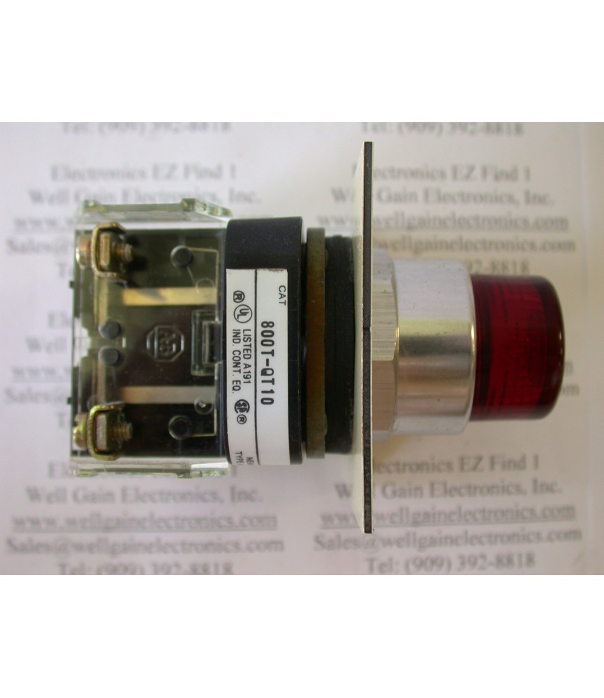 800T-QT10R RED Pushbutton SW