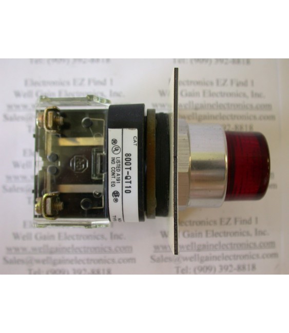 800T-QT10R RED Pushbutton SW