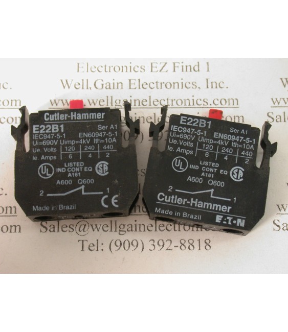 E22B1  Contact Block NC 10A