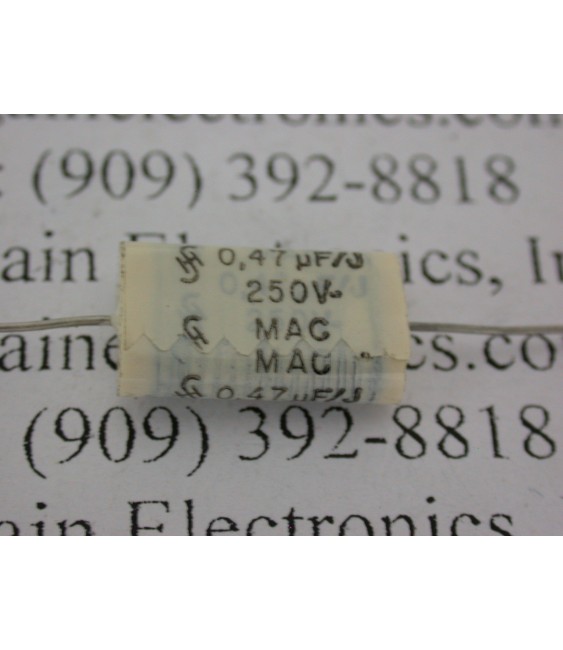 0.47UF 250V 5% MAC