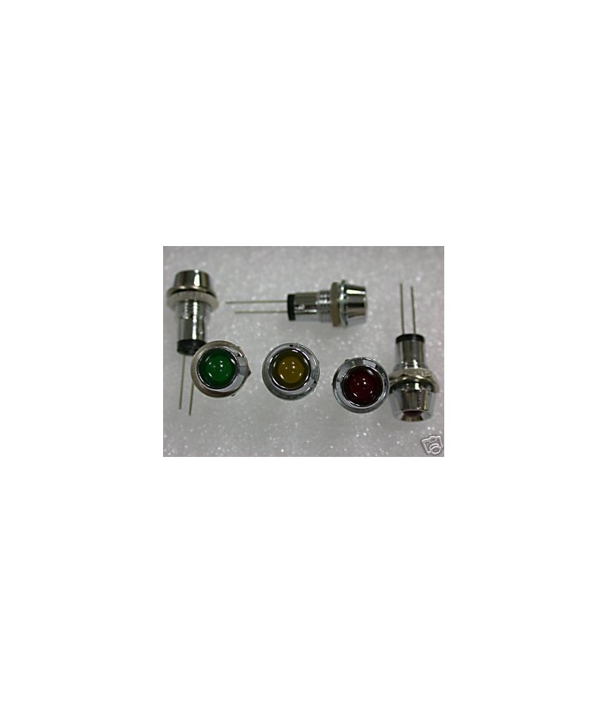 2.4V-5VDC 8MM LED INDICATOR YE