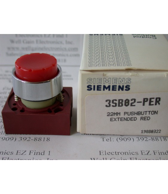 3SB02-PER Pushbutton Exten RED