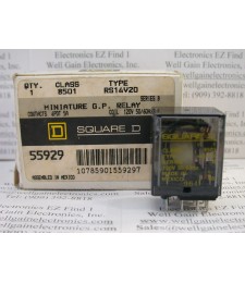 8501-RS14V20 120VAC 4PDT 5A