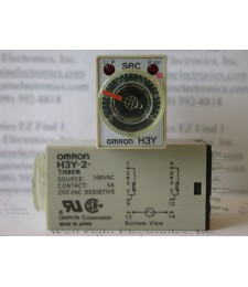 H3Y-2-AC100V  0-0.5sec DPDT 5A