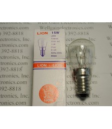 E14S LAMP BULB 15W Clear220VAC