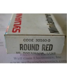 30160-0 ROUND RED LENS
