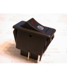 DPST ILLUMINATED RED 12V