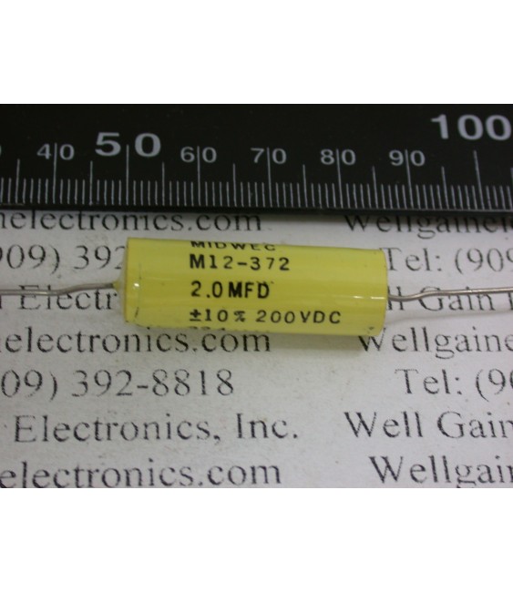 M12-372 2.0MFD +-10% 200VDC
