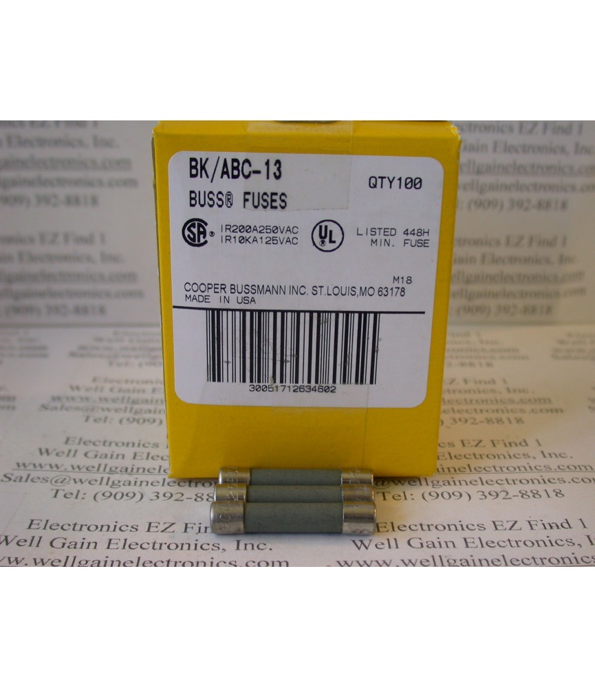 BK/ABC-13 FUSE 6X32mm CERAMIC