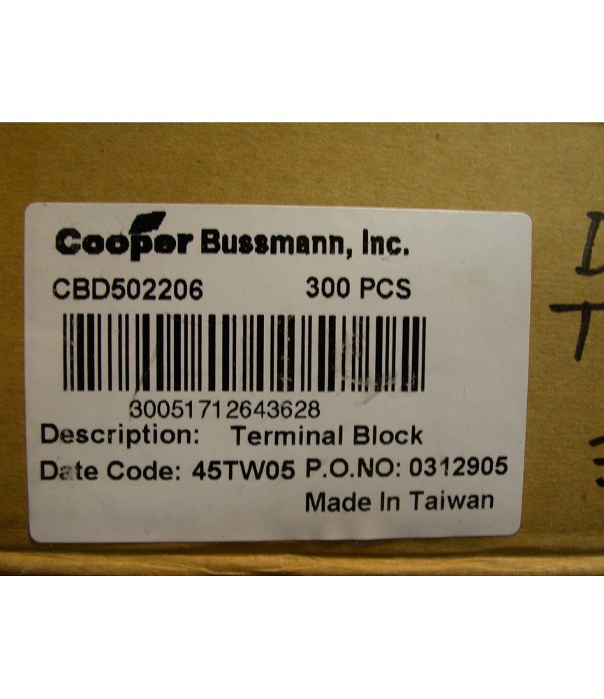 CBD502206 TERMINAL BLOCK 6 POS
