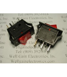 ROCKER SW With Lamp 250V