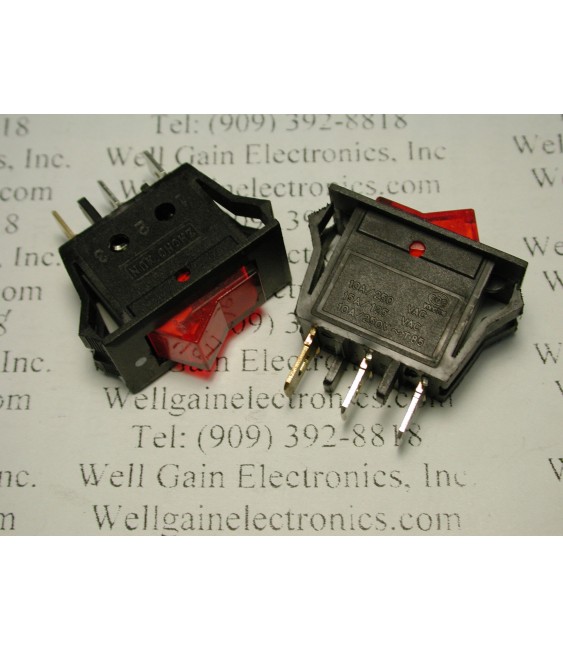 ROCKER SW With Lamp 250V